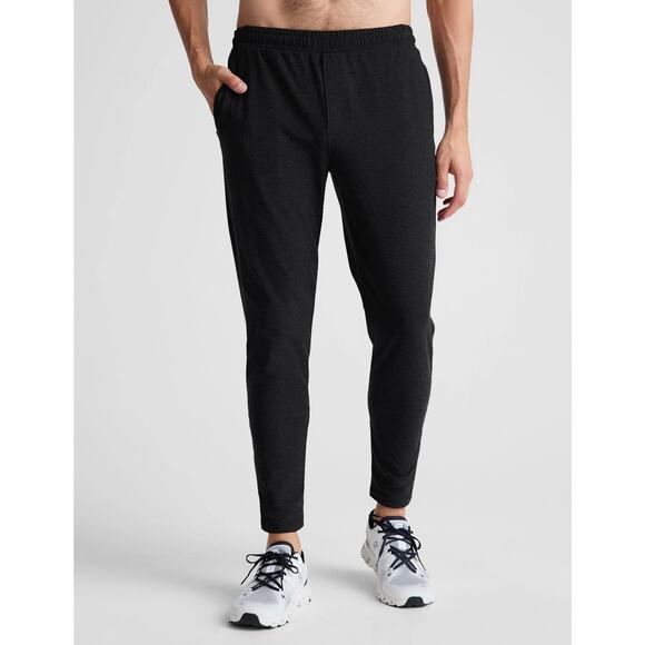 BEYOND YOGA Spacedye Take It Easy Pant Darkest Night Gray Athleisure Men's L - Picture 2 of 10